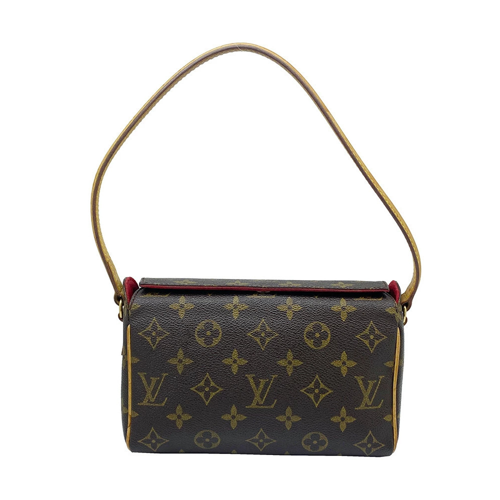 LOUIS VUITTON Monogram Recital Brown Canvas Shoulder Bag